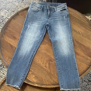 Kut from the Cloth Crop Straight Leg jeans, size 6